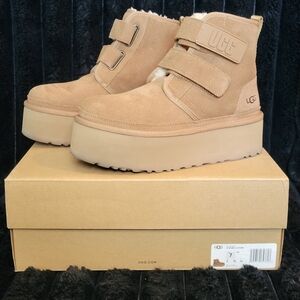 UGG Tan Platform Boots